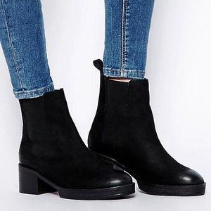 ASOS Royal Leather Chelsea Ankle Boots